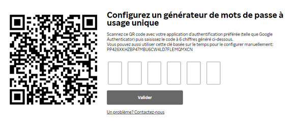 configuration du générateur de mot de passe dans Rakuten